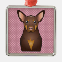 Australian Kelpie Cartoon Ornament