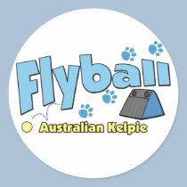 Australian Kelpie Flyball stickers