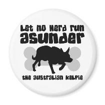 Australian Kelpie Herding Fridge Magnets