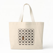 Australian Kelpie in the Sheep Canvas Bags