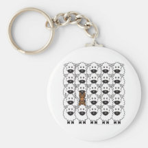 Australian Kelpie in the Sheep Keychains
