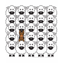 Australian Kelpie in the Sheep Tshirt