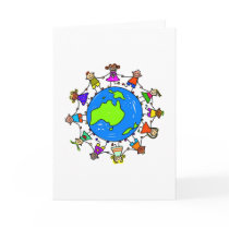 Australian Kids Greeting Cards