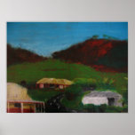 Australian Landscape-Chapman Valley, Geraldton Posters