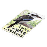 Australian Laughing Kookaburra Bird. Rectangular Magnet