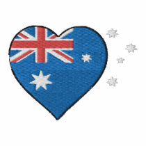Australian love heart ladies t-shirt