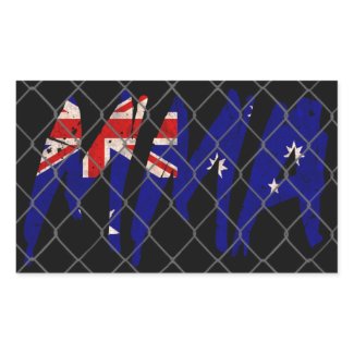 Australian MMA Sticker sticker