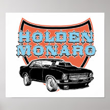 Australian muscle cars Monaro 1972 Print