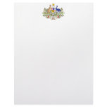 Australian national emblem custom letterhead