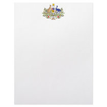 Australian national emblem custom letterhead