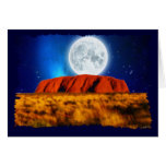 Australian Outback Ayer's Rock Scenery Card