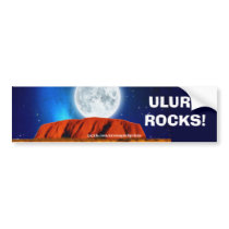 AUSTRALIAN OUTBACK ULURU Bumper sticker