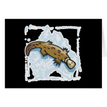 australian platypus design greeting card