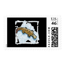 australian platypus design stamp