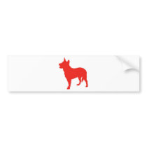 Australian Red Heeler Bumper Sticker