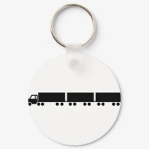 australian road train truck keychains