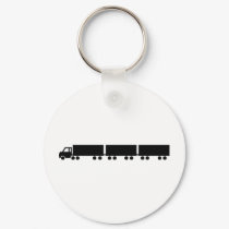 australian road train truck keychains