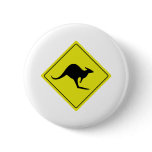 australian roadsign kangaroo australia pin