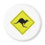australian roadsign kangaroo australia magnet