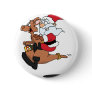 Australian Santa riding a Christmas kangaroo