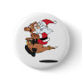 Australian Santa riding a Christmas kangaroo
