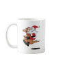 Australian Santa riding a Christmas kangaroo