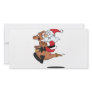 Australian Santa riding a Christmas kangaroo