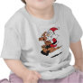 Australian Santa riding a Christmas kangaroo