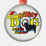 Australian Shepherd Agility Christmas Ornaments
