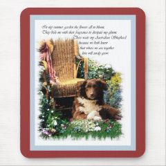 Australian Shepherd Art mousepad