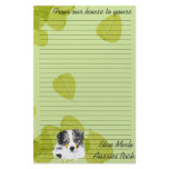 Australian Shepherd - Blue Merle Aussies Rock!! Stationery Paper