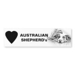 AUSTRALIAN SHEPHERD BUMPER STICKER