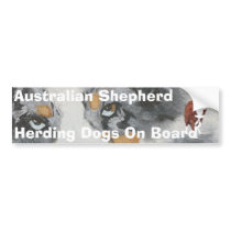 Australian Shepherd Bumper Sticker