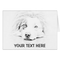 AUSTRALIAN SHEPHERD GREETING CARD