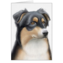 Australian Shepherd Card by twopurringcats Australian Shepherd Card