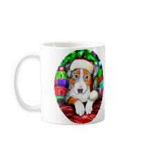 Australian Shepherd Christmas Open Gifts Coffee Mug