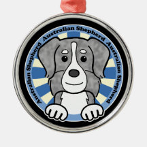 Australian Shepherd Christmas Ornament