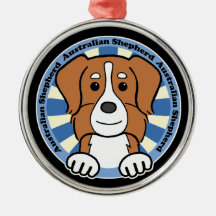Australian Shepherd Christmas Ornament