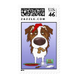 Australian Shepherd Christmas Stamps