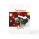 Australian Shepherd Christmas Spirit cards by GreyWolfCreation Australian Shepherd Christmas Spirit cards