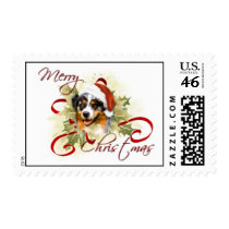 Australian Shepherd Christmas Stamps