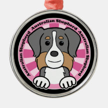 Australian Shepherd Christmas Tree Ornament