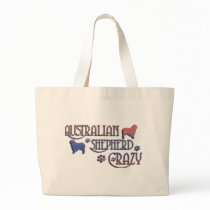 AUSTRALIAN SHEPHERD CRAZY TOTE BAG