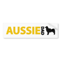 Australian Shepherd Dad Bumper Sticker