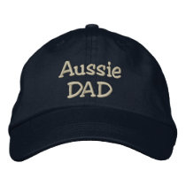 Australian Shepherd Dad Gifts embroidered hats by DogsByDezign Australian Shepherd Dad Gifts embroidered hats