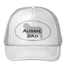 Australian Shepherd Dad Mesh Hats