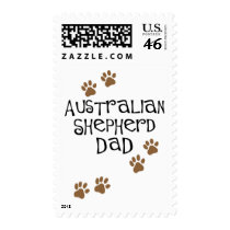 Australian Shepherd Dad Stamps