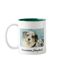 " Australian Shepherd" Dog Ar Mug