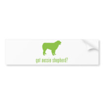 Australian Shepherd Dog Bumper Sticker
