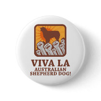 Australian Shepherd Dog Pinback Buttons